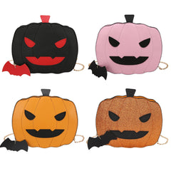 Pumpkin Shaped Shoulder Bag Halloween Handbag