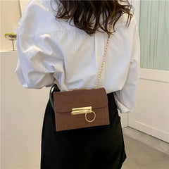 Women's Crossbody Shoulder Bag Top Handle Purse Soft Vertical Thread B255
