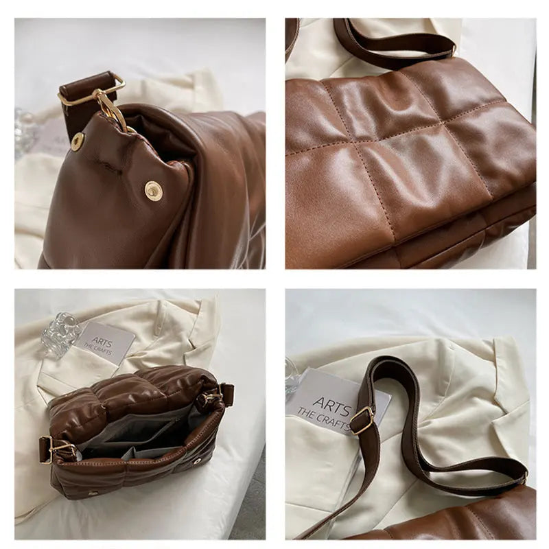 Vintage Large Capacity Tote Bag for Women Casual Shoulder Bags