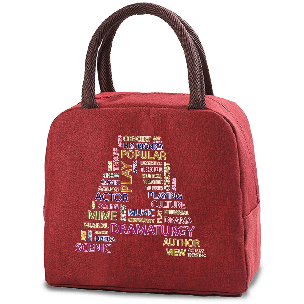Women's Insulated Lunch Bag for Work Storage Cooler Bags Bento Pouch