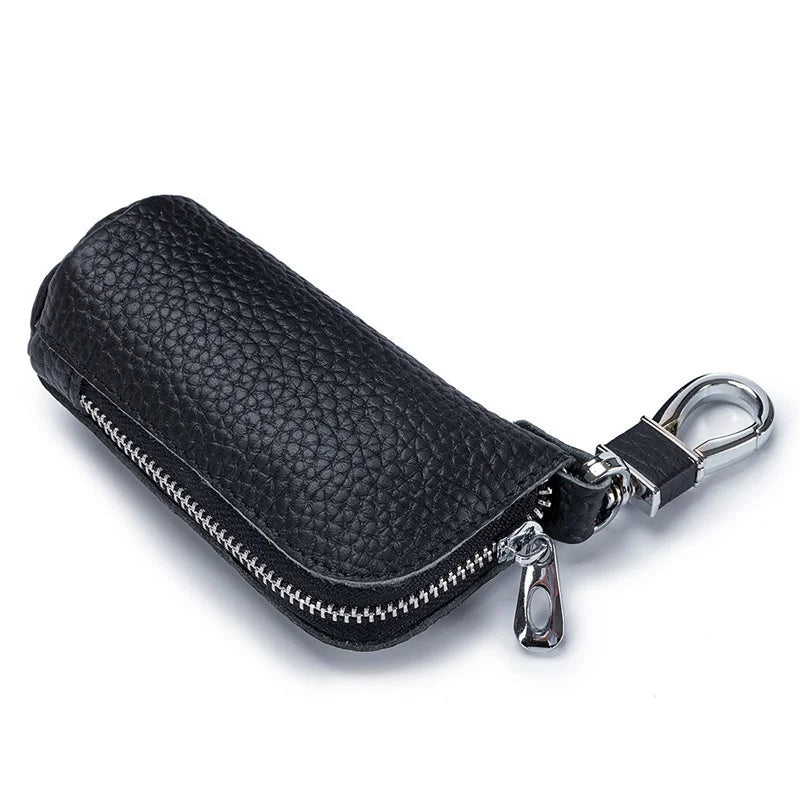 Soft Leather Key Wallet Multifunctional Change Bag