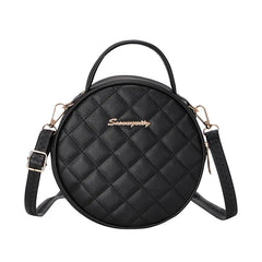 Women's Single Shoulder Messenger Bag Crossbody Small Round Bag