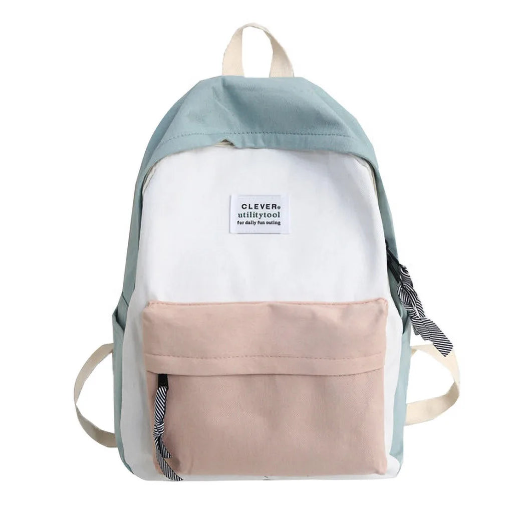 Women's Large Capacity Waterproof Nylon Backpack