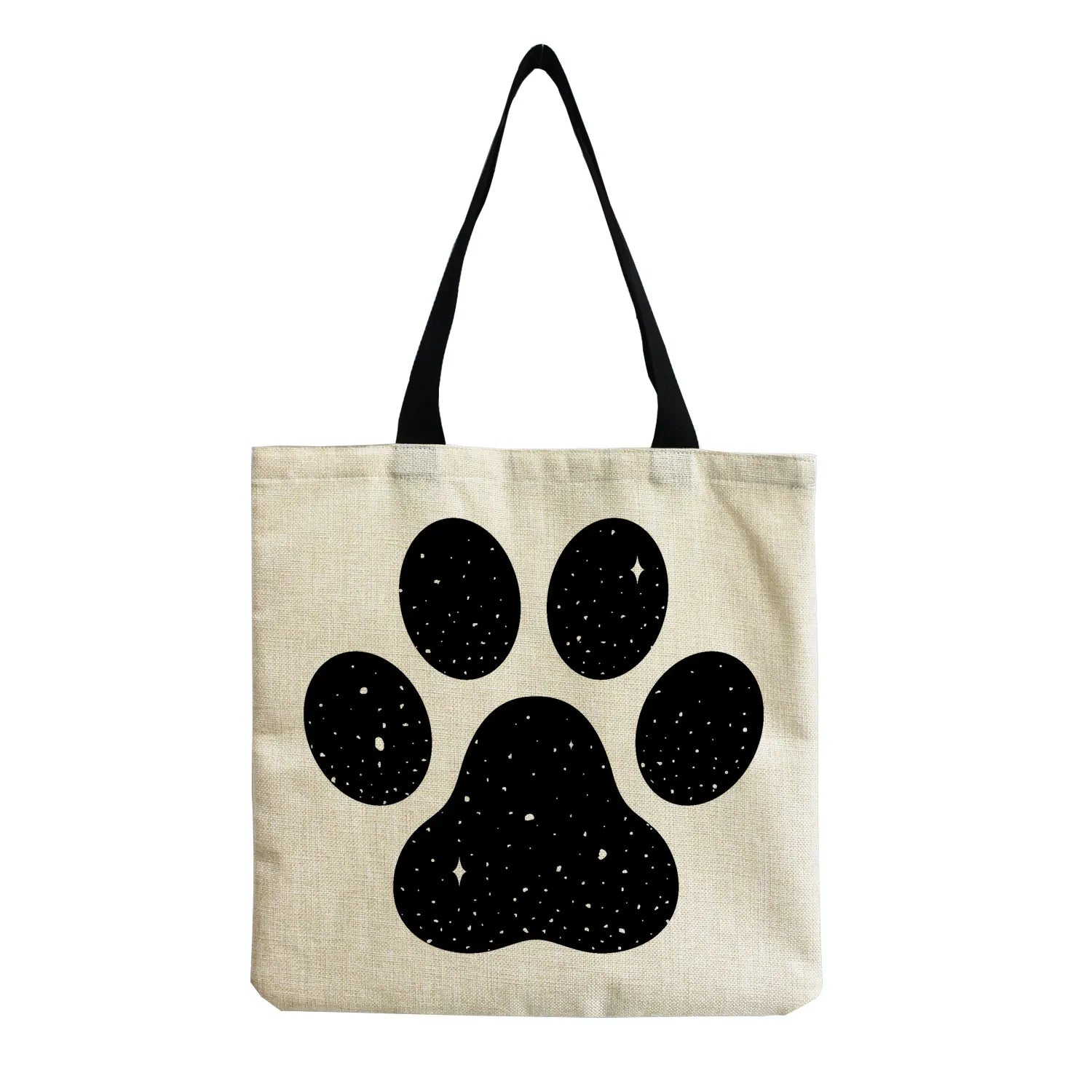 Animal Shoulder Bag Custom Print Dog Beach Tote Bag