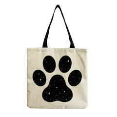 Animal Shoulder Bag Custom Print Dog Beach Tote Bag