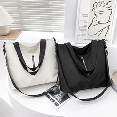 Large Capacity Nylon Tote Bag for Women Crossbody Handbag