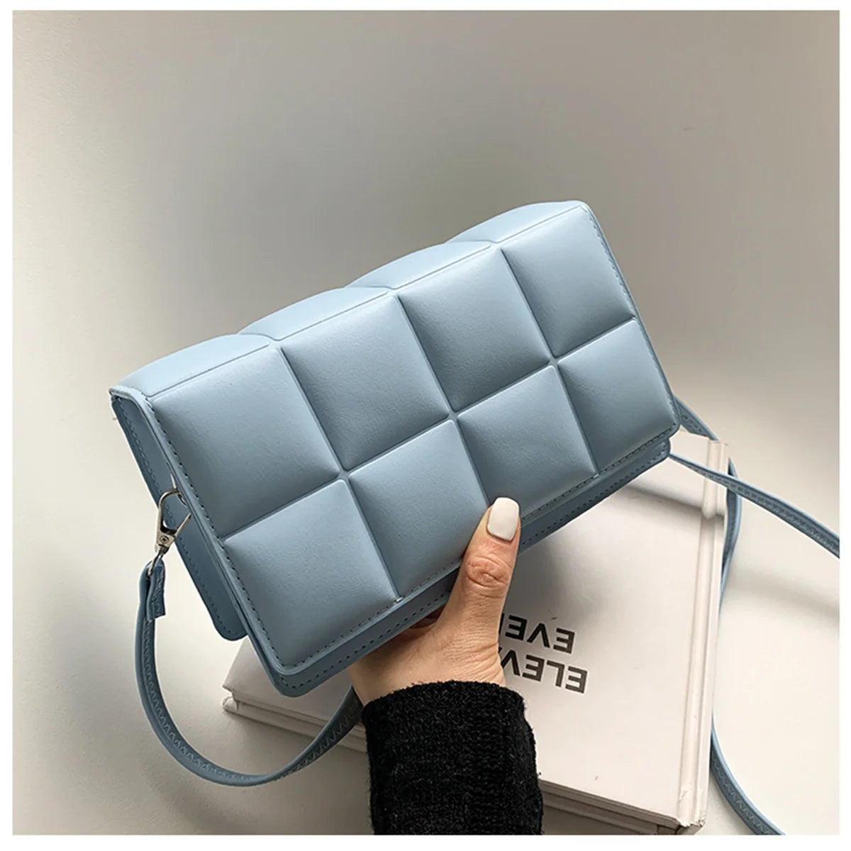 Women's Leather Handbags Messenger Solid Colors Concise Shoulder Crossbody Bags