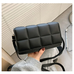 Women's Leather Handbags Messenger Solid Colors Concise Shoulder Crossbody Bags