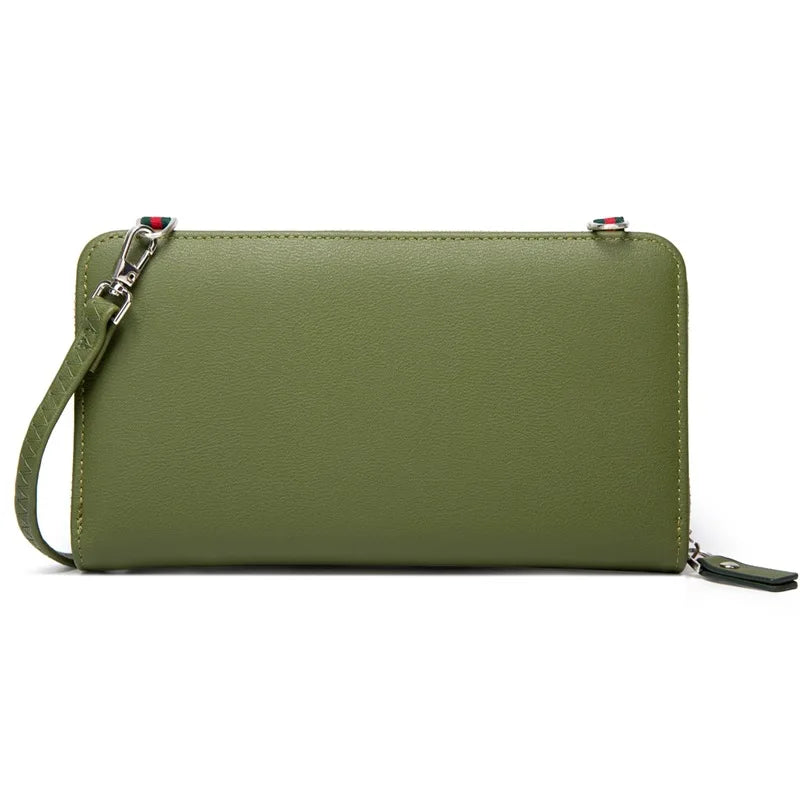 Women's Leather Mini Phone Wallet Shoulder Bag Purse Small Handbag