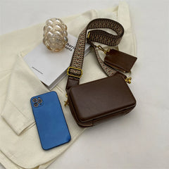 Leather Shoulder Bag Crossbody Box Tote Vintage Messenger