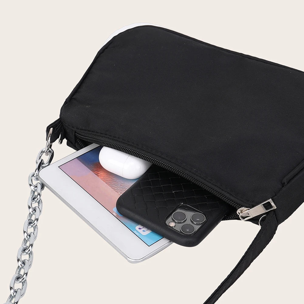 Women's Retro Shoulder Bag Nylon Female Shopping Purse