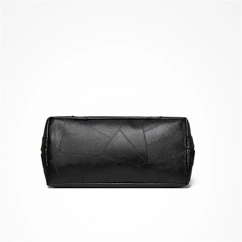 Women's Retro Soft Leather Shoulder Bag High Capacity Tote Bag