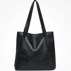 Women's Retro Soft Leather Shoulder Bag High Capacity Tote Bag