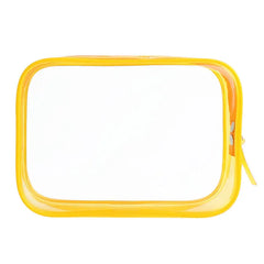 Women's Clear PVC Makeup Bag Travel Case Zipper Cosmetic Organizer Box