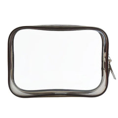 Women's Clear PVC Makeup Bag Travel Case Zipper Cosmetic Organizer Box