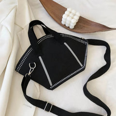 Women's Unique Shoulder Bags Black/S