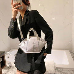 Women's Mask Style Handbag Ladies Shopper Bag Black S/L