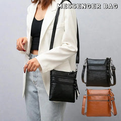 Women's Medium Crossbody Bag Soft Leather Multifunctional Single Shoulder Bag