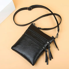 Women's Medium Crossbody Bag Soft Leather Multifunctional Single Shoulder Bag
