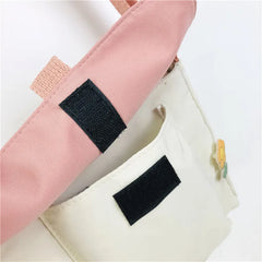 Women's Canvas Envelope Messenger Bag Sweet Student Shoulder Bag