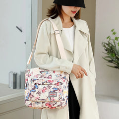 Women's Messenger Bags Large Capacity Waterproof Shoulder Bags Top-handle Toteba