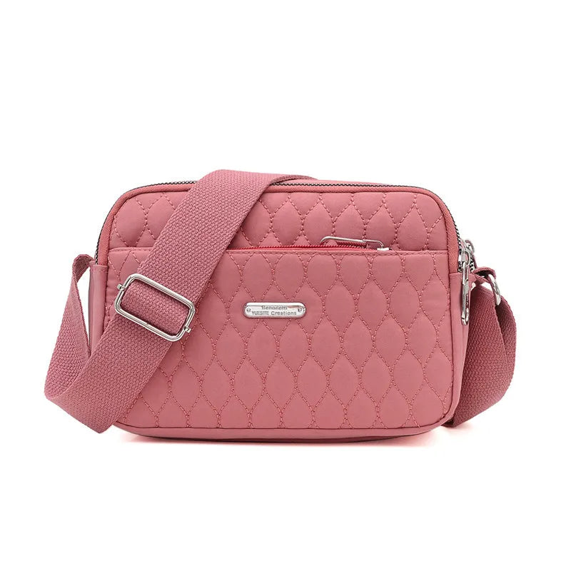 Women's Waterproof Nylon Shoulder Tote Bag Crossbody Top-handle Handbag
