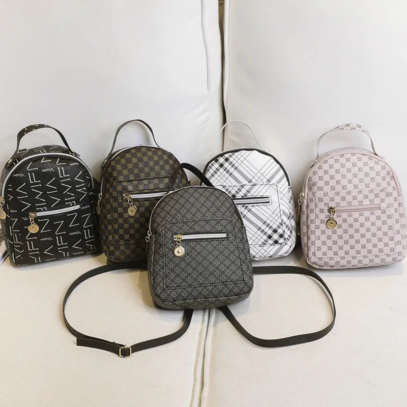 Women's Mini Backpack Small Student School Bags Adjustable Strap