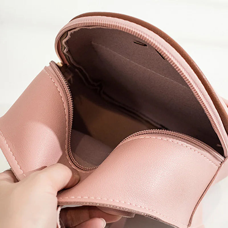 Women's Mini Backpack School Shoulder Bag Small Backless Bag
