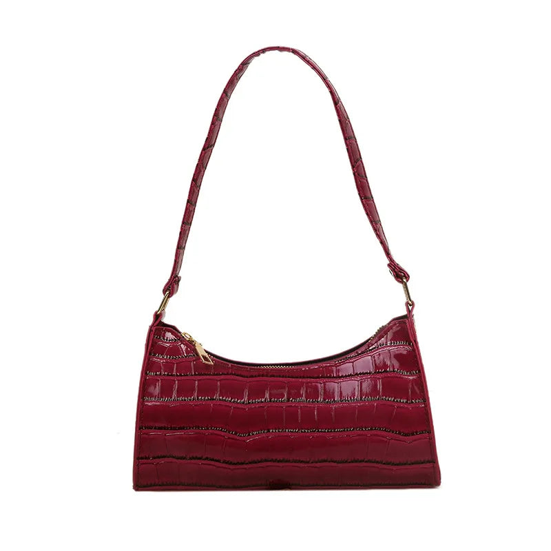 Women's Mini Handbags Vintage Underarm Bag Casual Ladies Small Purses PU Le