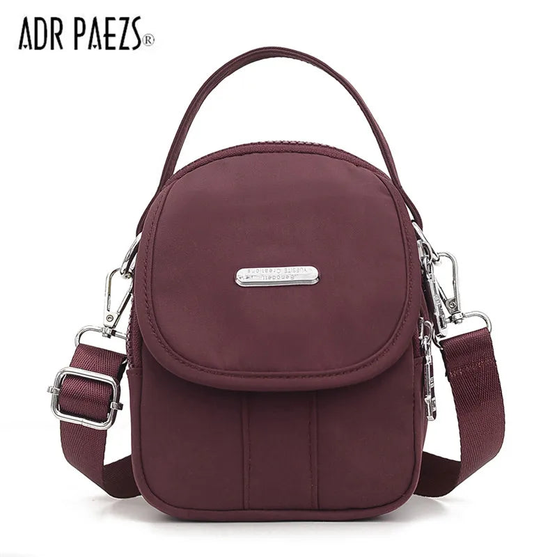 Women's Mini Shoulder Bag Handbag Lightweight Nylon Purse