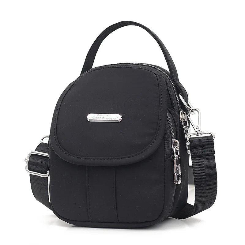 Women's Mini Shoulder Bag Handbag Lightweight Nylon Purse