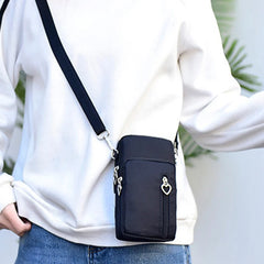 Women's Mini Shoulder Bag Waterproof Handbag Wrist Pouch Wallet