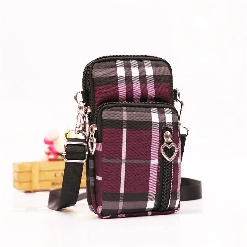 Women's Mini Shoulder Bag Waterproof Handbag Wrist Pouch Wallet