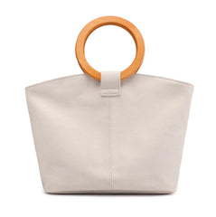 Women's Mini Solid Canvas Shell Bag Small Handbag