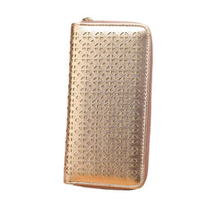 Women's Long Zipper Handbag Hollow Wallet