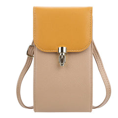 Women's Mobile Phone Bag Wallet Solid Versatile Zipper Messenger Bag