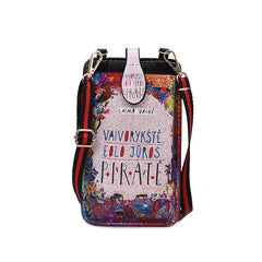Women's Mobile Phone Bag Cartoon Animal Messenger Bag