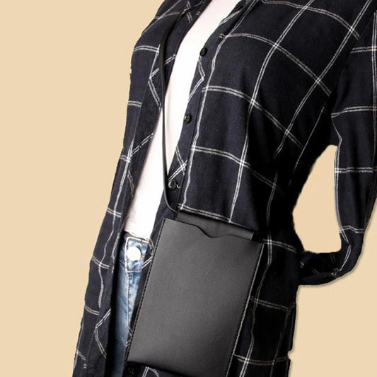 Women's PU Leather Shoulder Bag Mobile Phone Wallet Mini Bag