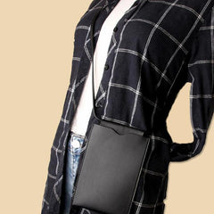 Women's PU Leather Shoulder Bag Mobile Phone Wallet Mini Bag