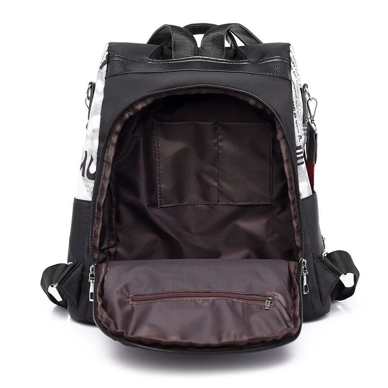 Women's Anti-Theft Backpack Large Capacity Lightweight Schoolbag
