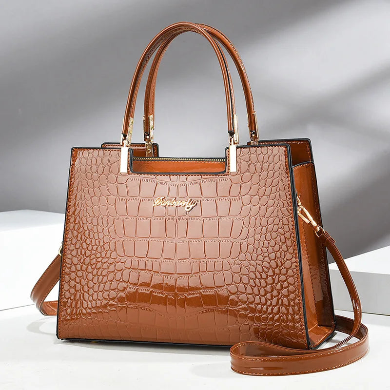 Patent Leather Glossy Women's Handbag