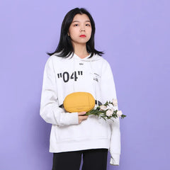 Women's Oval Chest Bag Round Waist Belt PU Handbag Multicolors
