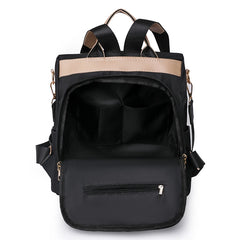 Large Capacity Anti-Theft Nylon Backpack for Women