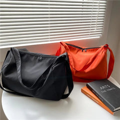 Nylon Messenger Bag Large Capacity Waterproof Shoulder Bag for Women