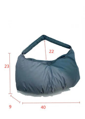 Women's Nylon Padded Down Cotton Tote Winter Shoulder Bag Large Handbags