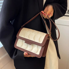 Women's One-shoulder Small Square Bag Western Style Messenger Bag