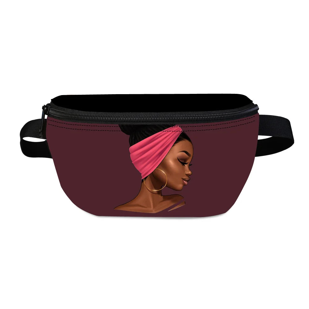 Women's Cartoon Fanny Pack Waist Bag Running Belt for Teens