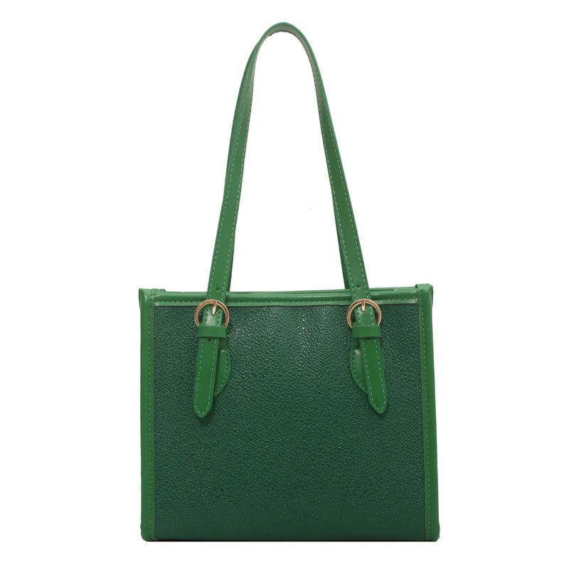 Small Fresh One Shoulder Bag Solid Square Shoulder Bag