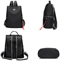 Women's Oxford Cloth Backpack Waterproof Shoulder Bag Anti-Theft Backpack