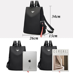 Women's Oxford Cloth Backpack Waterproof Shoulder Bag Anti-Theft Backpack